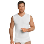 Schiesser Heren Shirt/Hemd Shirt 1/2 Arm V Ausschnitt log life cotton 145139 - Jambelles