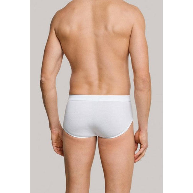 Schiesser Heren Slip Sport slip dubbelverpakking 2P fijnrib CO 100 205159 - Jambelles