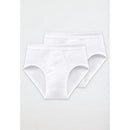 Schiesser Heren Slip Sport slip dubbelverpakking 2P fijnrib CO 100 205159 - Jambelles