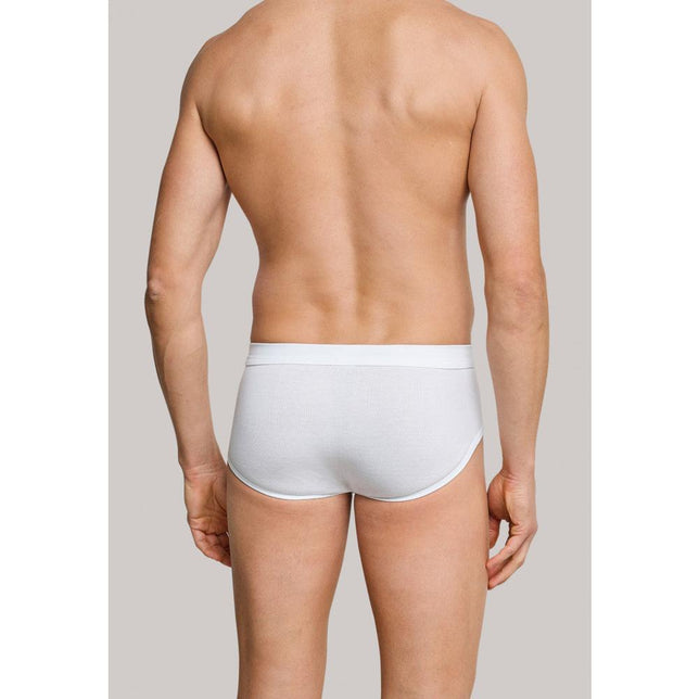 Schiesser Heren Slip Sport slip dubbelverpakking 2P fijnrib CO 100 205159 - Jambelles