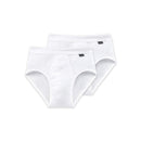 Schiesser Heren Slip Sport slip dubbelverpakking 2P fijnrib CO 100 205159 - Jambelles
