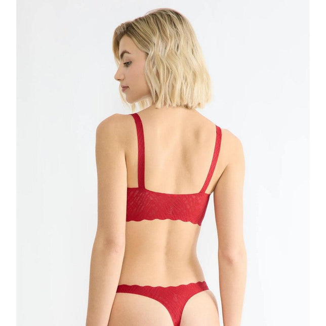 Sloggi Dames Bralette Zero Feel Bliss Festive Top 10224738 - Jambelles