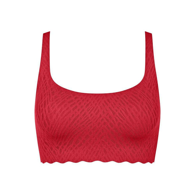 Sloggi Dames Bralette Zero Feel Bliss Festive Top 10224738 - Jambelles