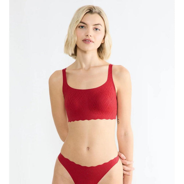 Sloggi ZERO Feel Bliss Dames Festive High Leg Shanghai Red 00FZ voordelig online kopen Sloggi ZERO Feel Bliss Dames Festive High Leg Shanghai Red 00FZ voordelig online kopen