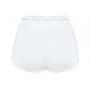Sloggi Basic+ Diamond Maxi damesslips, witte katoenen 3-pack met hoge taille en subtiele glinsterdetails. - Jambelles