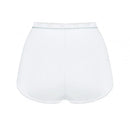 Sloggi Basic+ Diamond Maxi damesslips, witte katoenen 3-pack met hoge taille en subtiele glinsterdetails. - Jambelles