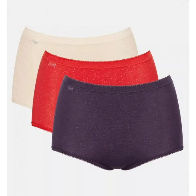 Sloggi Dames Slip Sloggi Basic+ Maxi 3-Pack 10105593 - Jambelles