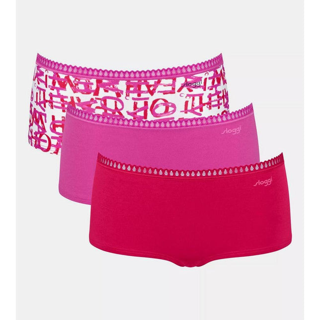 Sloggi Dames Slip Sloggi GO Crush 3-Pack 10219652 - Jambelles