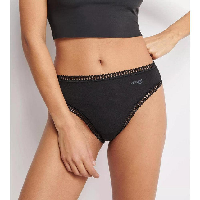 Sloggi Dames Slip Sloggi GO Crush High Leg 3-Pack 10219672 - Jambelles