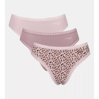 Sloggi Dames Slip Sloggi GO Crush High Leg 3-Pack 10219672 - Jambelles