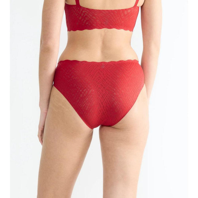 Sloggi Dames Slip Zero Feel Bliss Festive High 10224740 - Jambelles