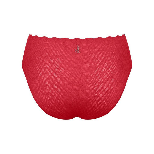 Sloggi Dames Slip Zero Feel Bliss Festive High 10224740 - Jambelles