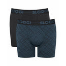 Sloggi Heren Boxer men Go Holiday Short 2-Pack 10198168 - Jambelles