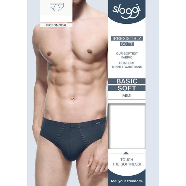 Sloggi Heren Slip Basic Soft Midi 10167207 - Jambelles