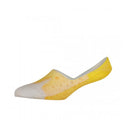 Sock My Feet Sock My Beer herensok in geel en wit, laag uitgesneden met bierbubbeldessin en witte teen. - Jambelles