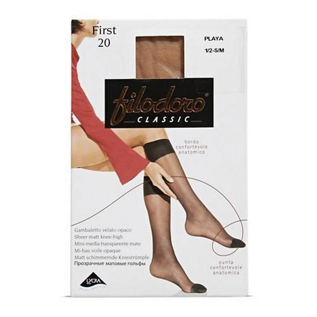 SOCKSHOUSE Dames Panty Kniekousen First 20 kniekous den 20k (nw 86620) - Jambelles