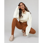 Spanx Dames Broek Faux Suede - Leggings 20322R - Jambelles