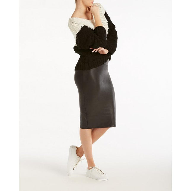 Spanx Dames Jurk Faux leather pencil skirt SPX20190R - Jambelles