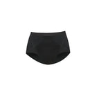 Spanx dames slip Thinstincts 2.0 Brief 10251R in taupe, gedragen door model, met hoge taille en gestreepte zijpanelen. - Jambelles