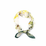 Sunset Accessoires Shawl / Sjaal vierkant met luxe bloemenprint SH69377 - Jambelles