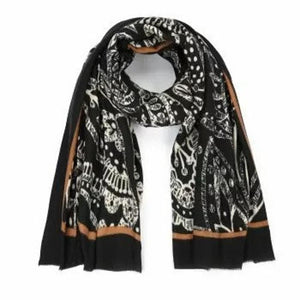 Sunset Shawl / Sjaal Paisley Print winter SH69322 - Jambelles