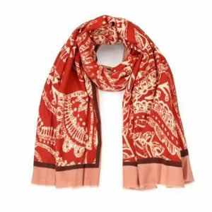 Sunset Shawl / Sjaal Paisley Print winter SH69322 - Jambelles