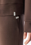 Schiesser Mix+Relax dames sweatshirt met V-hals 184114