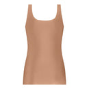 Ten Cate Secrets dameshemd 31614 in lichtblauw, mouwloos met brede bandjes en een ronde hals. - Jambelles