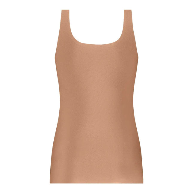 Ten Cate Secrets dameshemd 31614 in huidkleur, met brede bandjes en een ronde hals. - Jambelles