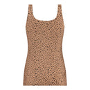 Ten Cate Secrets dameshemd 31614 in lichtblauw, mouwloos met brede bandjes en een ronde hals. - Jambelles