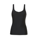 Ten Cate Secrets dameshemd 31614 in lichtblauw, mouwloos met brede bandjes en een ronde hals. - Jambelles