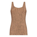 Ten Cate Secrets dameshemd 31614 in lichtblauw, mouwloos met brede bandjes en een ronde hals. - Jambelles