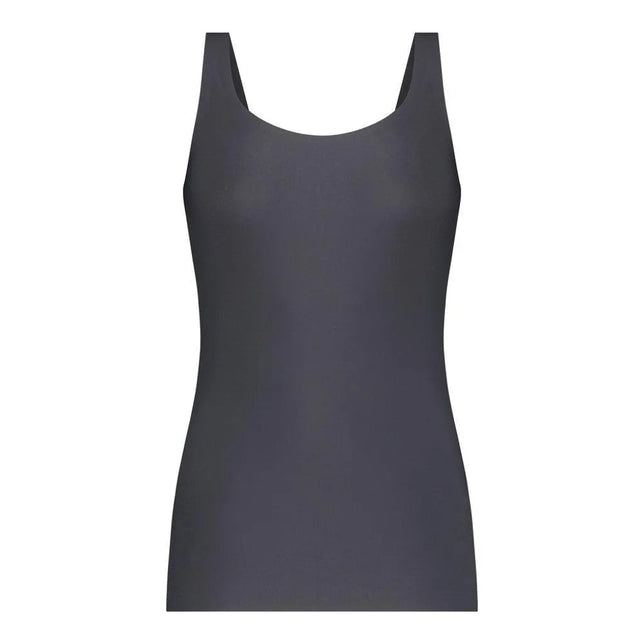 Donkergrijs Ten Cate Secrets dameshemd 31614 met brede schouderbanden en ronde hals. - Jambelles