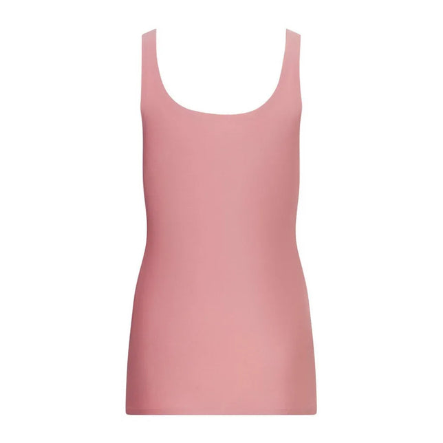 Roze Ten Cate dameshemd Secrets 31614 met brede schouderbanden, ronde hals en gladde, aansluitende pasvorm - Jambelles