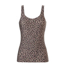 Ten Cate Secrets dameshemd 31614 in lichtblauw, mouwloos met brede bandjes en een ronde hals. - Jambelles