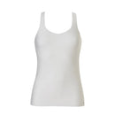 Ten Cate Secrets dameshemd 31614 in lichtblauw, mouwloos met brede bandjes en een ronde hals. - Jambelles