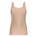 Ten Cate Secrets dameshemd 31614 in lichtblauw, mouwloos met brede bandjes en een ronde hals. - Jambelles
