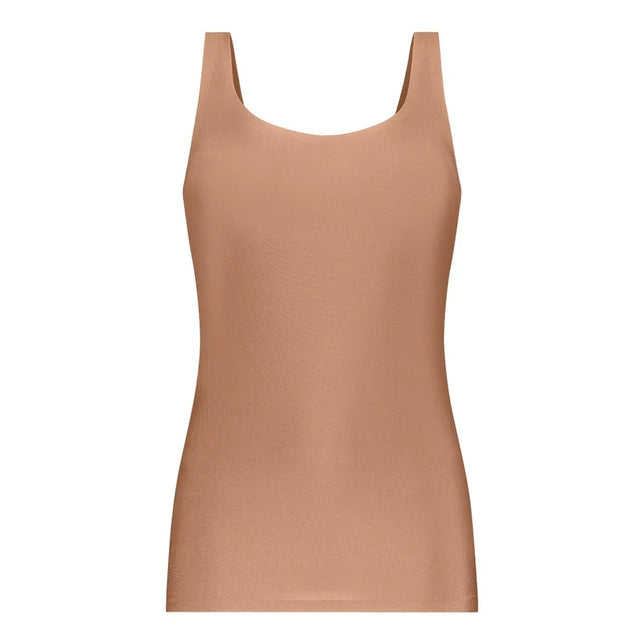 Ten Cate Secrets dameshemd 31614 in huidkleur, mouwloos met brede bandjes en ronde hals. - Jambelles
