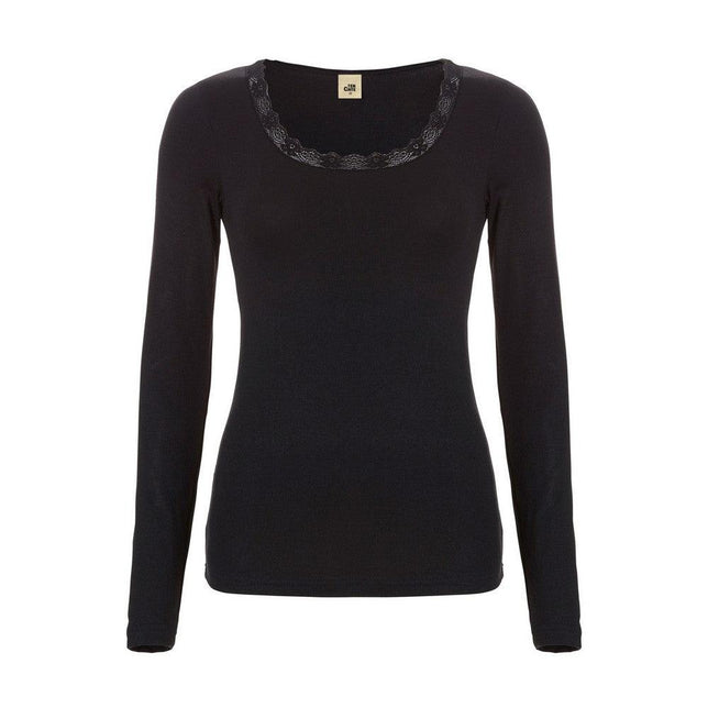 Ten Cate Dames Thermo Shirt LS round neck lace 60381 - Jambelles