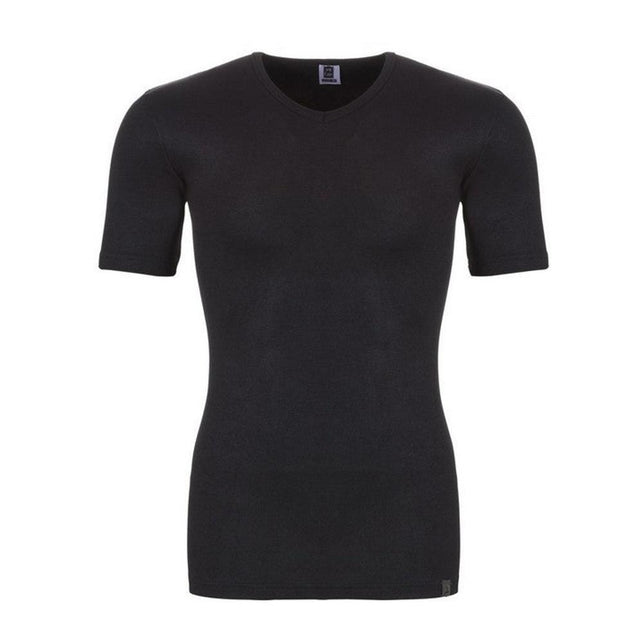 Zwart Heren T-Shirt met Witte Tekst Zwart Heren T-Shirt met Witte Tekst