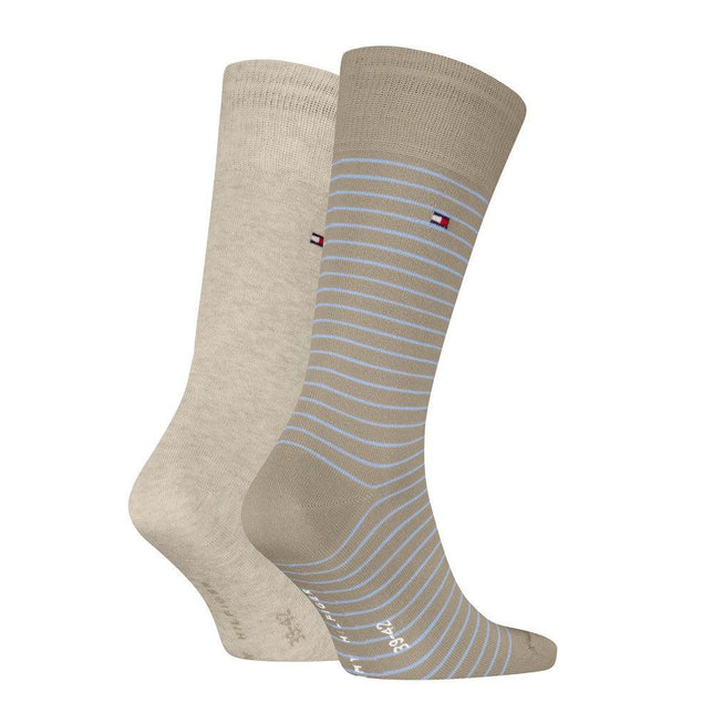 Tommy Hilfiger Heren Sokken Men Small Stripe Sock 2P 100001496 - Jambelles