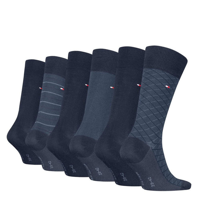 Tommy Hilfiger Heren Sokken Men Sock 6P Tin Giftbox Birdeye 701235373 - Jambelles