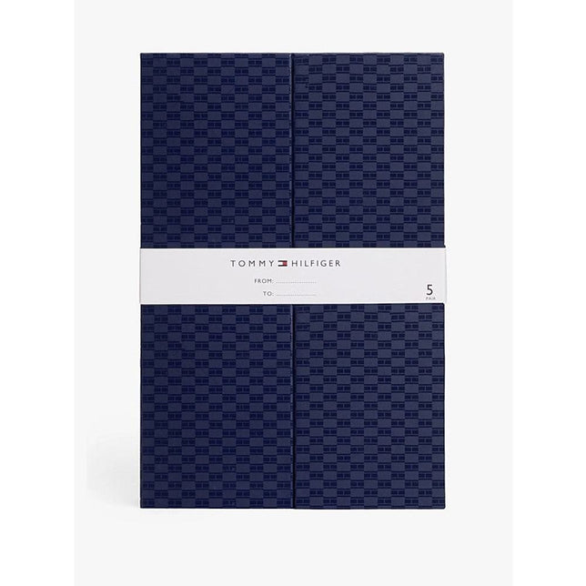 Tommy Hilfiger Heren Sokken Th Men Sock 5P Giftbox Herringbone Dot 701235374 - Jambelles