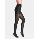 Wolford Aurora 70 Tights 16011 damespanty in zwart, semi-transparant met hoge taille en verstevigd broekgedeelte. - Jambelles