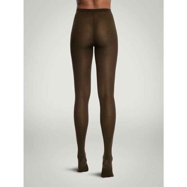 Wolford Dames Panty Croco Jaquard Tights 14908 - Jambelles