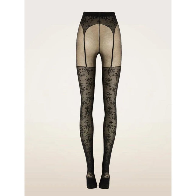 Wolford Dames Panty Floral Pattern Tight 17670 - Jambelles