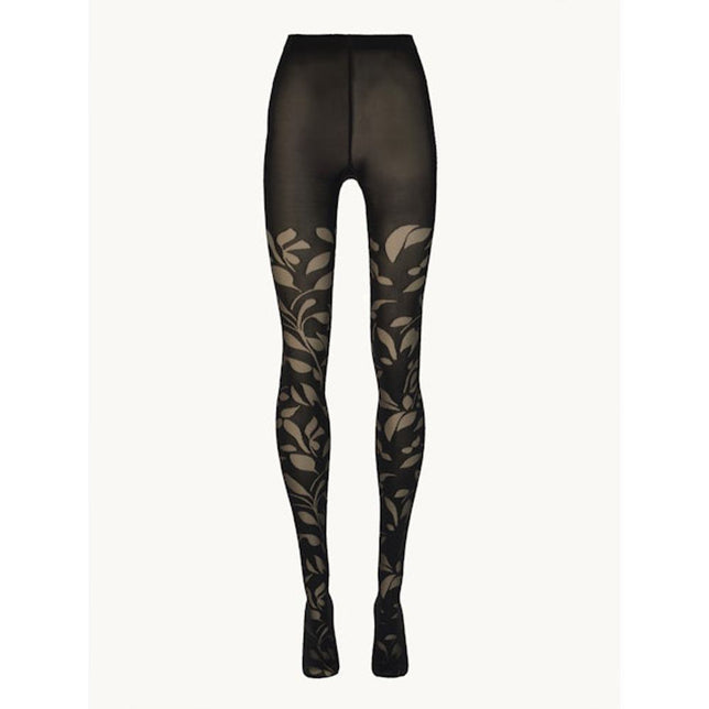 Wolford Dames Panty Floral Tights 17626 - Jambelles