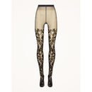 Wolford Dames Panty Graphic Flower Tights 17615 - Jambelles