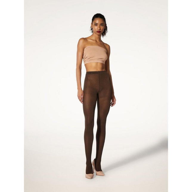 Wolford Dames Panty Jacquard Tights 17606 - Jambelles