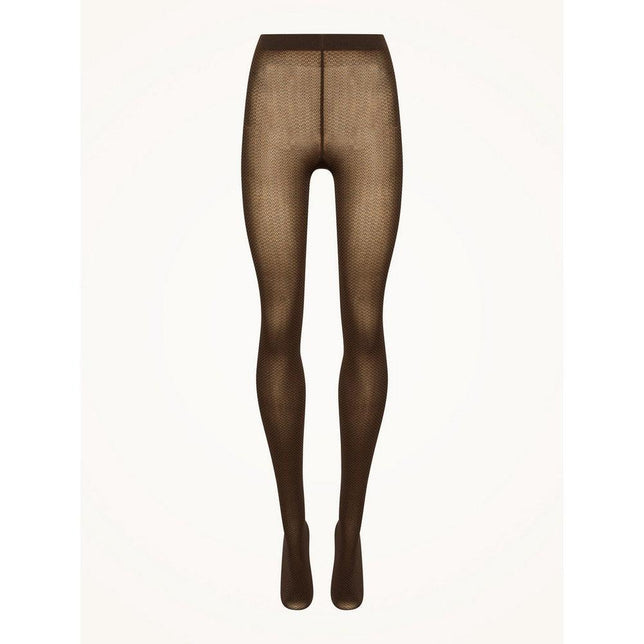 Wolford Dames Panty Jacquard Tights 17606 - Jambelles